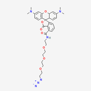 N-[2-[2-[2-(2-azidoethoxy)ethoxy]ethoxy]ethyl]-3',6'-bis(dimethylamino)-3-oxospiro[2-benzofuran-1,9'-4a,9a-dihydroxanthene]-4-carboxamide