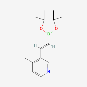 4-Methyl-3-[2-(tetramethyl-1,3,2-dioxaborolan-2-yl)ethenyl]pyridine