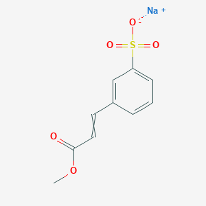 Sodium;3-(3-methoxy-3-oxoprop-1-enyl)benzenesulfonate