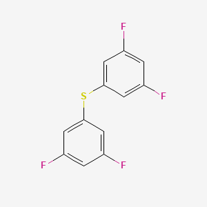 molecular formula C12H6F4S B13646189 Bis(3,5-difluorophenyl)sulfane 