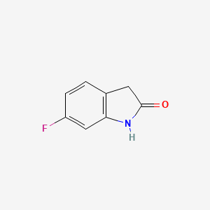 molecular formula C8H6FNO B1364620 6-氟氧吲哚 CAS No. 56341-39-0