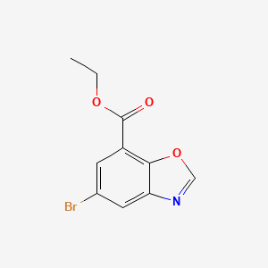 Ethyl 5-bromobenzo[d]oxazole-7-carboxylate