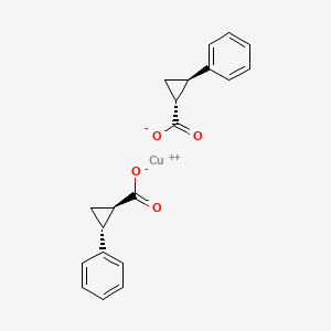 Copper(II) rel-(1R,2R)-2-phenylcyclopropane-1-carboxylate