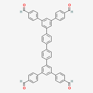 4-[3-[4-[4-[3,5-bis(4-formylphenyl)phenyl]phenyl]phenyl]-5-(4-formylphenyl)phenyl]benzaldehyde