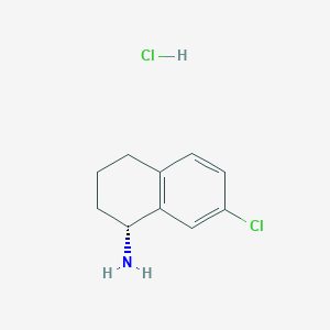 (r)-7-Chloro-1,2,3,4-tetrahydronaphthalen-1-amine hydrochloride