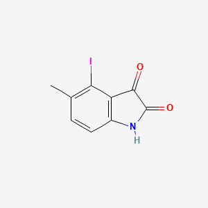 4-Iodo-5-methylindoline-2,3-dione