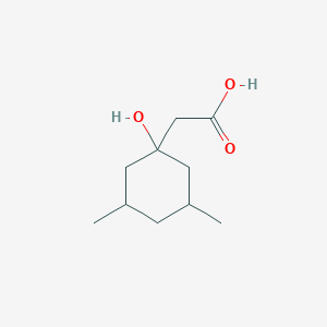 2-(1-Hydroxy-3,5-dimethylcyclohexyl)acetic acid