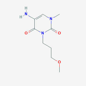 5-Amino-3-(3-methoxypropyl)-1-methylpyrimidine-2,4(1h,3h)-dione