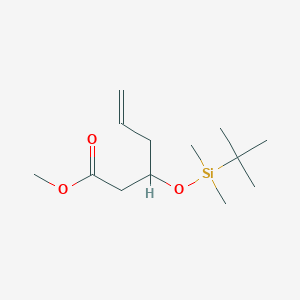 Methyl 3-[tert-butyl(dimethyl)silyl]oxyhex-5-enoate