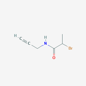 2-bromo-N-(prop-2-yn-1-yl)propanamide