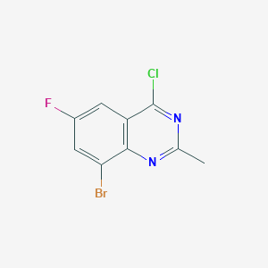 8-Bromo-4-chloro-6-fluoro-2-methylquinazoline