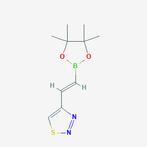 4-[2-(Tetramethyl-1,3,2-dioxaborolan-2-yl)ethenyl]-1,2,3-thiadiazole