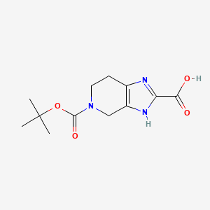 5-(Tert-butoxycarbonyl)-4,5,6,7-tetrahydro-3H-imidazo[4,5-C]pyridine-2-carboxylic acid