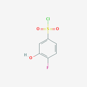 4-Fluoro-3-hydroxybenzenesulfonyl chloride