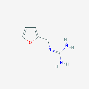molecular formula C6H9N3O B1364655 N-(2-呋喃甲基)胍 CAS No. 4353-49-5
