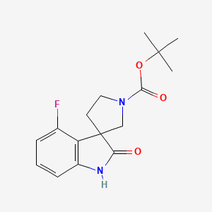 tert-Butyl 4-fluoro-2-oxospiro[indoline-3,3'-pyrrolidine]-1'-carboxylate