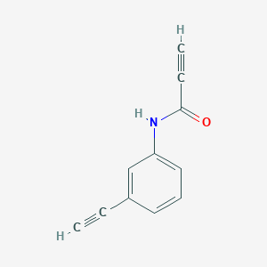 molecular formula C11H7NO B13646614 n-(3-Ethynylphenyl)propiolamide 