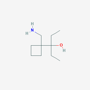 3-(1-(Aminomethyl)cyclobutyl)pentan-3-ol