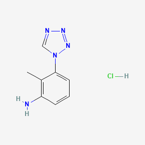 2-methyl-3-(1H-tetrazol-1-yl)aniline hydrochloride