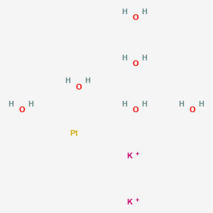 molecular formula H12K2O6Pt+2 B13646738 Dipotassium;platinum;hexahydrate 