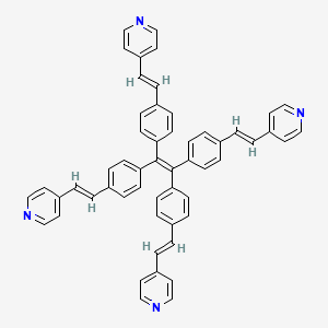 1,1,2,2-Tetrakis(4-((E)-2-(pyridin-4-yl)vinyl)phenyl)ethene