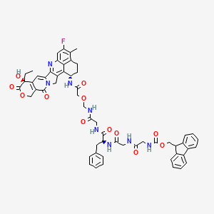 molecular formula C57H55FN8O12 B13646801 Fmoc-GGFG-Dxd 