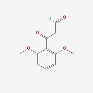 2,6-Dimethoxy-I(2)-oxobenzenepropanal