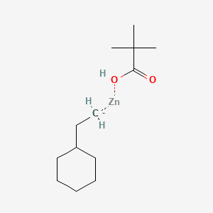 (2-Cyclohexylethyl)(pivaloyloxy)zinc