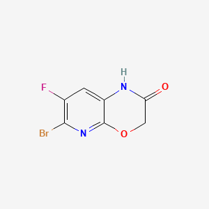 6-Bromo-7-fluoro-1H-pyrido[2,3-b][1,4]oxazin-2(3H)-one