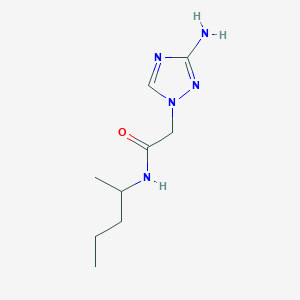 2-(3-Amino-1h-1,2,4-triazol-1-yl)-N-(pentan-2-yl)acetamide