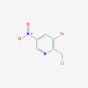 3-Bromo-2-(chloromethyl)-5-nitropyridine