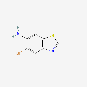 5-Bromo-2-methylbenzo[d]thiazol-6-amine