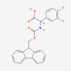 (R)-(3,4-Difluoro-phenyl)-[(9H-fluoren-9-ylmethoxycarbonylamino)]-acetic acid