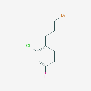 1-(3-Bromopropyl)-2-chloro-4-fluorobenzene