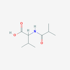 3-Methyl-2-(2-methylpropanamido)butanoic acid