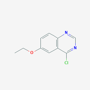 B136471 4-Chloro-6-ethoxyquinazoline CAS No. 155960-92-2