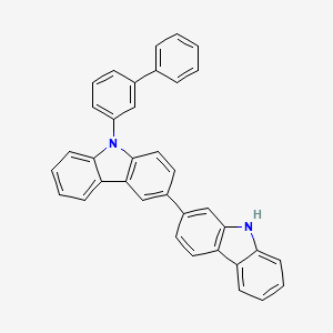 9'-([1,1'-Biphenyl]-3-yl)-9H,9'H-2,3'-bicarbazole