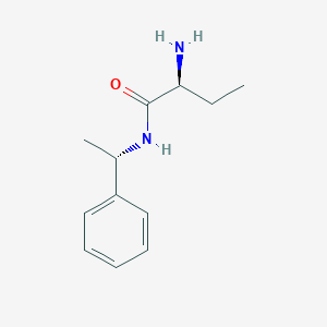 (S)-2-Amino-N-((S)-1-phenylethyl)butanamide