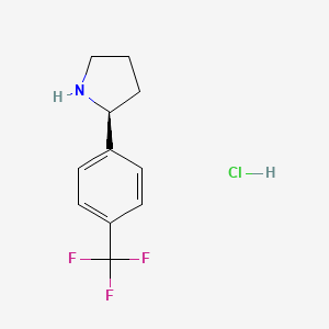 (S)-2-(4-(Trifluoromethyl)phenyl)pyrrolidine hydrochloride