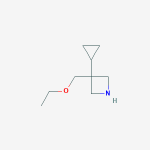 3-Cyclopropyl-3-(ethoxymethyl)azetidine