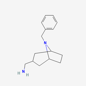 {8-Benzyl-8-azabicyclo[3.2.1]octan-3-yl}methanamine