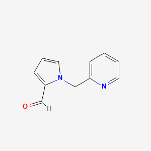 molecular formula C11H10N2O B1364717 1-Pyridin-2-ylmethyl-1H-pyrrole-2-carbaldehyde CAS No. 383135-91-9