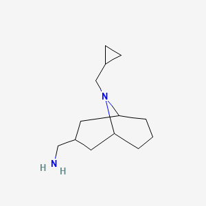 [9-(Cyclopropylmethyl)-9-azabicyclo[3.3.1]nonan-3-yl]methanamine