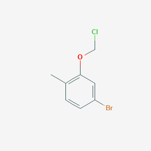 4-Bromo-2-(chloromethoxy)-1-methylbenzene