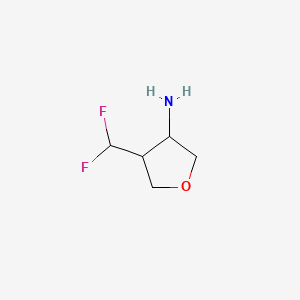 4-(Difluoromethyl)oxolan-3-amine