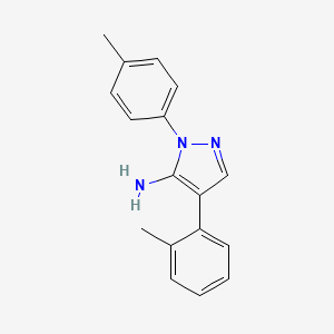 4-o-Tolyl-2-p-tolyl-2H-pyrazol-3-ylamine