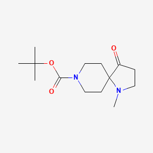 Tert-butyl 1-methyl-4-oxo-1,8-diazaspiro[4.5]decane-8-carboxylate