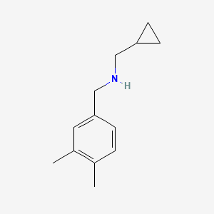 1-Cyclopropyl-N-(3,4-dimethylbenzyl)methanamine