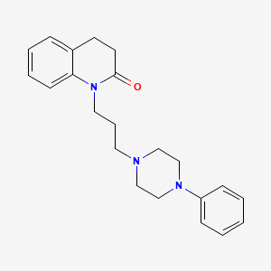 2(1h)-Quinolinone,3,4-dihydro-1-[3-(4-phenyl-1-piperazinyl)propyl]-