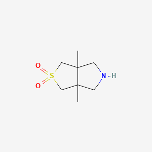 3a,6a-dimethyl-hexahydro-1H-2lambda6-thieno[3,4-c]pyrrole-2,2-dione